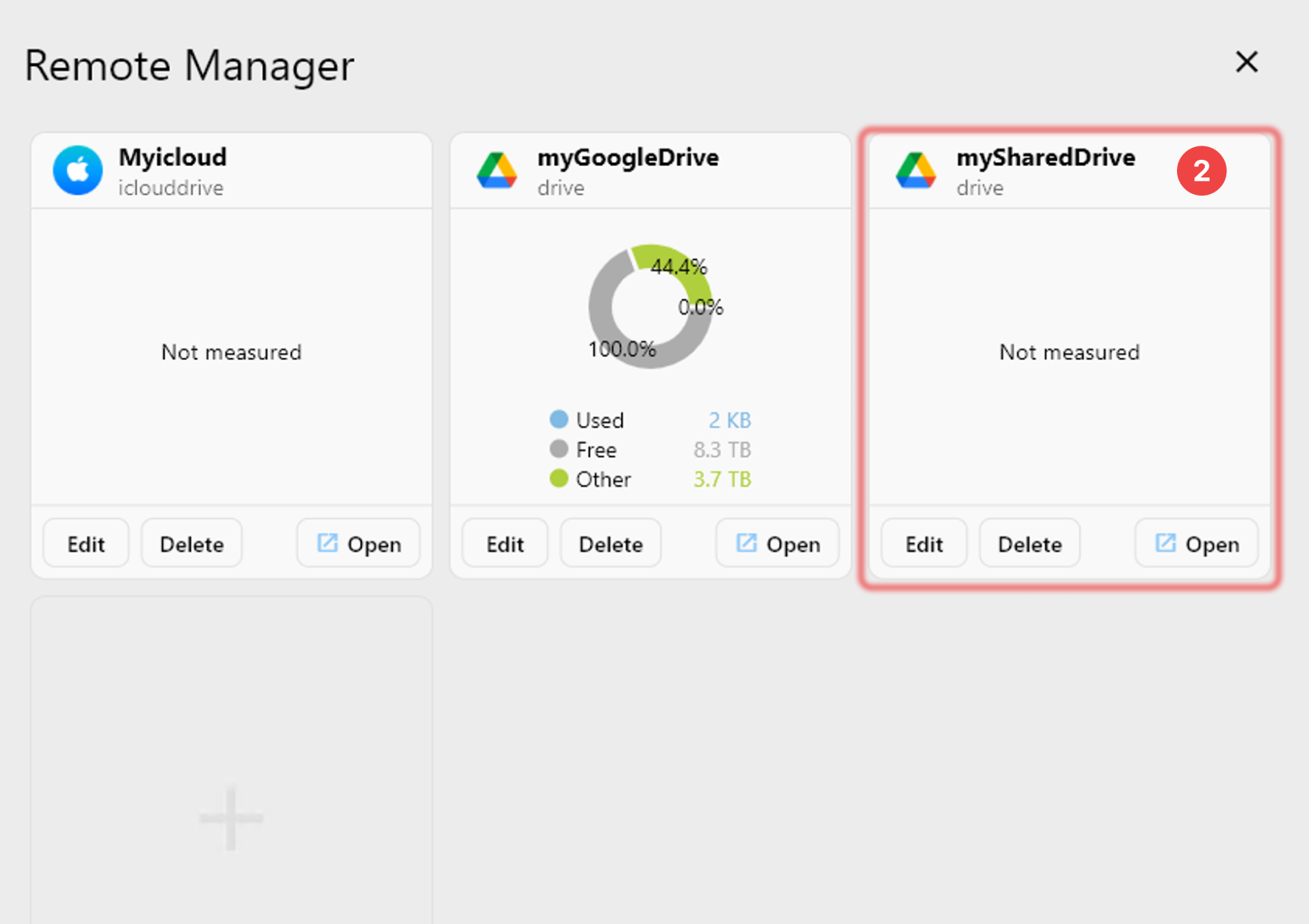 add google shared drive - team drive